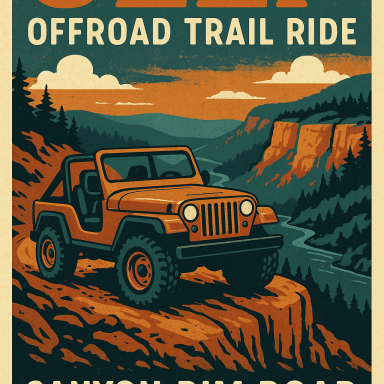 July 26th and 27th WV canyon rim road and Canaan loop event image